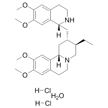 Emetine dihydrochloride hydrate Structure