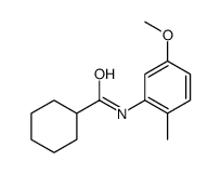 Cyclohexanecarboxamide, N-(5-methoxy-2-methylphenyl)- (9CI)结构式