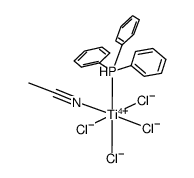 TiCl4 * triphenylphosphine * acetonitrile Structure