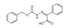 acido (Z)-α-(benzilossicarbonilidrazono)fenilacetico结构式