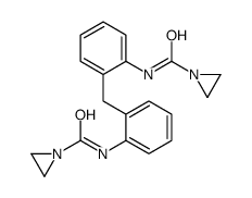 N-[2-[[2-(aziridine-1-carbonylamino)phenyl]methyl]phenyl]aziridine-1-carboxamide Structure