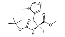 Boc-L-(π-Me)-His-OMe Structure