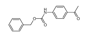 4-[[(benzyloxy)carbonyl]amino]acetophenone Structure