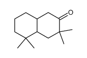 octahydro-3,3,5,5-tetramethylnaphthalene-2(1H)-one结构式
