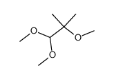 1,1,2-trimethoxy-2-methyl-propane Structure