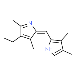 1H-Pyrrole,2-[(4-ethyl-3,5-dimethyl-2H-pyrrol-2-ylidene)methyl]-3,4-dimethyl-(9CI) picture