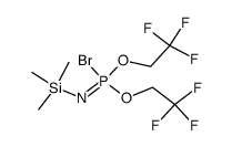 Br(CF3CH2O)2P=NSiMe3结构式