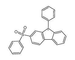 2-(phenylsulfonyl)-9-phenylfluorenide ion结构式