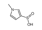 1H-Pyrrole-3-sulfinicacid,1-methyl-(9CI) structure