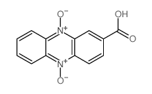 2-Phenazinecarboxylicacid, 5,10-dioxide Structure