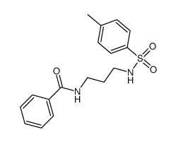 N-(3-((4-methylphenyl)sulfonamido)propyl)benzamide结构式