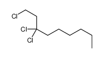 1,3,3-trichlorononane Structure