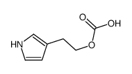 Carbonic acid, 2-(1H-pyrrol-3-yl)ethyl ester (9CI) Structure