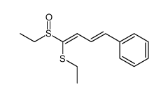 ethyl(1-(ethylsulfinyl)-4-phenylbuta-1,3-dien-1-yl)sulfane Structure