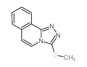 3-methylsulfanyl-[1,2,4]triazolo[3,4-a]isoquinoline结构式