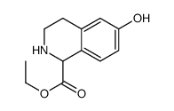 ETHYL 6-HYDROXY-1,2,3,4-TETRAHYDRO-ISOQUINOLINE-1-CARBOXYLATE structure