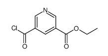 5-chlorocarbonyl-nicotinic acid ethyl ester Structure