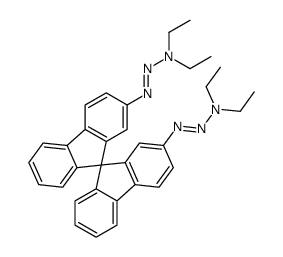 N-[[2'-(diethylaminodiazenyl)-9,9'-spirobi[fluorene]-2-yl]diazenyl]-N-ethylethanamine结构式