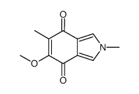 2,5-Dimethyl-6-methoxy-4,7-dihydro-2H-isoindole-4,7-dione Structure