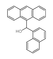 9-Anthracenemethanol, a-1-naphthalenyl- Structure