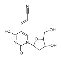 5-(2-cyanovinyl)-2'-deoxyuridine structure