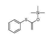 trimethyl(1-phenylsulfanylethenoxy)silane结构式