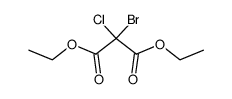 diethyl chlorobromomalonate Structure