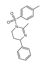 2-methyl-4-phenyl-1-(toluene-4-sulfonyl)-1,4,5,6-tetrahydropyrimidine结构式