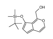 [7-[tert-butyl(dimethyl)silyl]oxycyclopenta[c]pyran-1-yl]methanol Structure