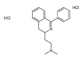 N,N-dimethyl-2-(1-phenyl-3,4-dihydroisoquinolin-3-yl)ethanamine,dihydrochloride Structure