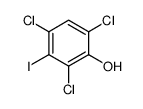 2,4,6-trichloro-3-iodo-phenol结构式