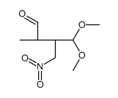 (2R,3R)-4,4-dimethoxy-2-methyl-3-(nitromethyl)butanal Structure