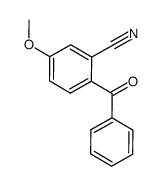 2-benzoyl-5-methoxybenzonitrile Structure