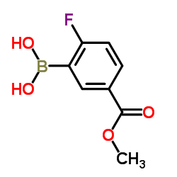 [2-Fluoro-5-(methoxycarbonyl)phenyl]boronic acid picture