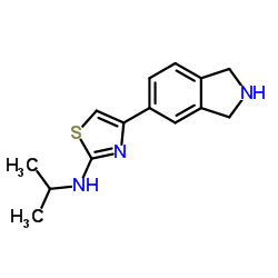 4-(2,3-Dihydro-1H-isoindol-5-yl)-N-isopropyl-1,3-thiazol-2-amine结构式