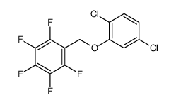 1-[(2,5-dichlorophenoxy)methyl]-2,3,4,5,6-pentafluorobenzene Structure