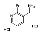 1-(2-Bromo-3-pyridinyl)methanamine dihydrochloride结构式