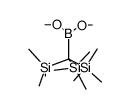 dimethoxy{tris(trimethylsilyl)methyl}borane Structure