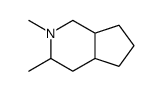 2,3-dimethyl-1,3,4,4a,5,6,7,7a-octahydrocyclopenta[c]pyridine结构式