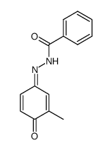 methyl-[1,4]benzoquinone-4-benzoylhydrazone Structure