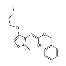 benzyl N-(4-butoxy-2-methylthiophen-3-yl)carbamate Structure