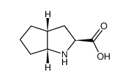 (1R,3S,5R)-2-Azabicyclo[3.3.0]octane-3-carboxylic Acid结构式