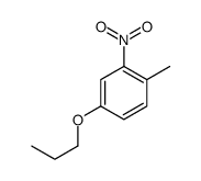 1-methyl-2-nitro-4-propoxybenzene Structure