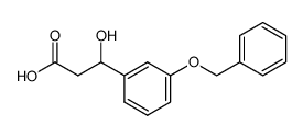 β-m-benzyloxyphenylhydracrylic acid Structure