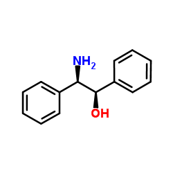 (R,R)-(+)-2-氨基-1,2-二苯乙醇结构式
