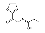 N-[2-(furan-2-yl)-2-oxoethyl]-2-methylpropanamide Structure