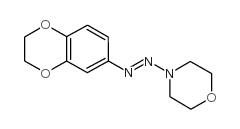 4-[(3,4-乙烯二氧基苯基)氮杂]-吗啉结构式