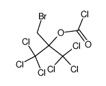 2-(bromomethyl)-1,1,1,3,3,3-hexachloropropan-2-yl carbonochloridate Structure