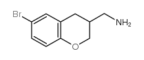 6-Bromo-3,4-dihydro-2H-1-benzopyran-3-methanamine structure