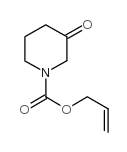 N-ALLYLOXYCARBONYL-PIPERID-3-ONE结构式